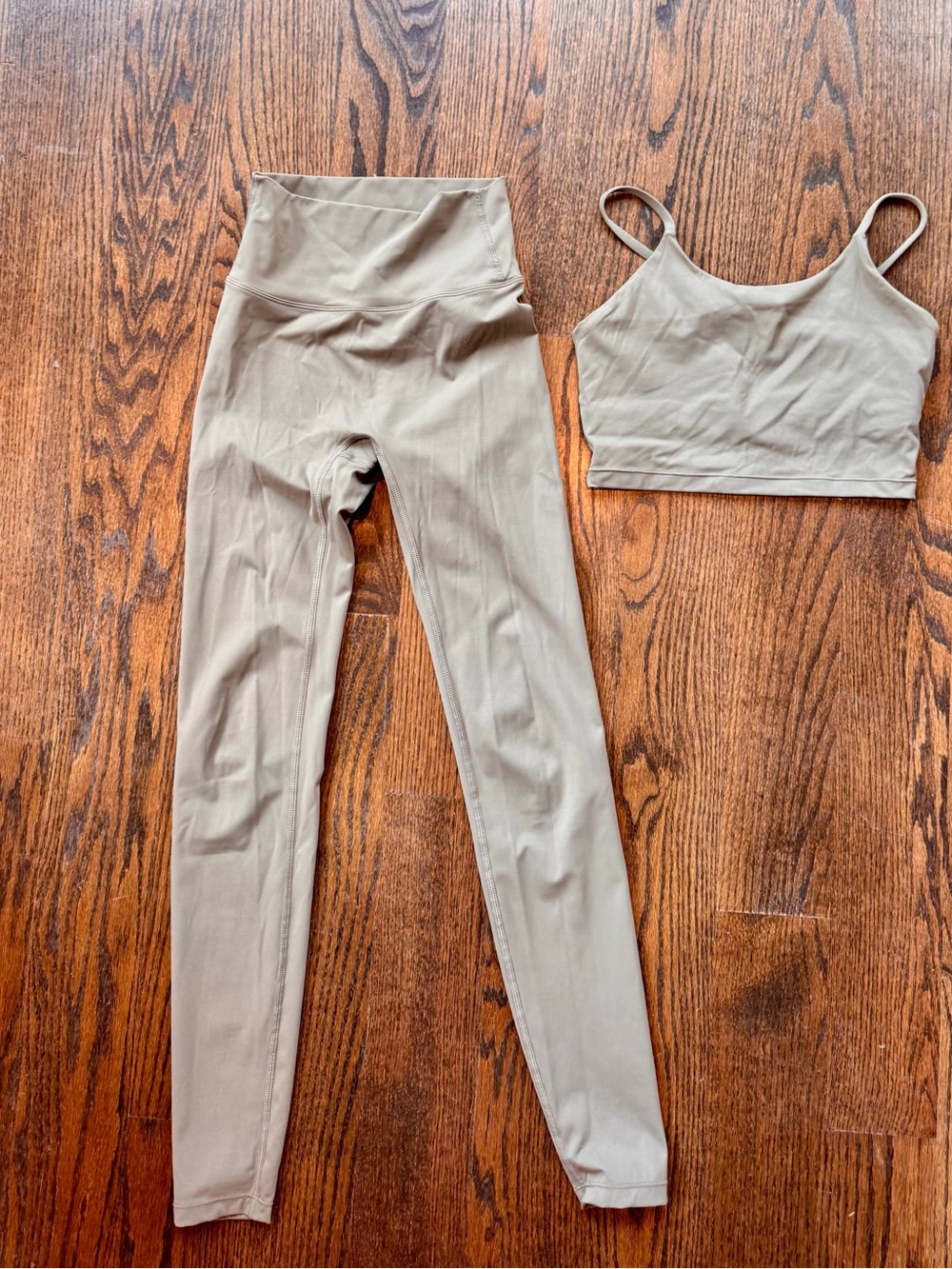 Adanola Two-Piece Active Set - High Waist Leggings and Top